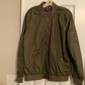 NWOT Army Green Bomber Jacket